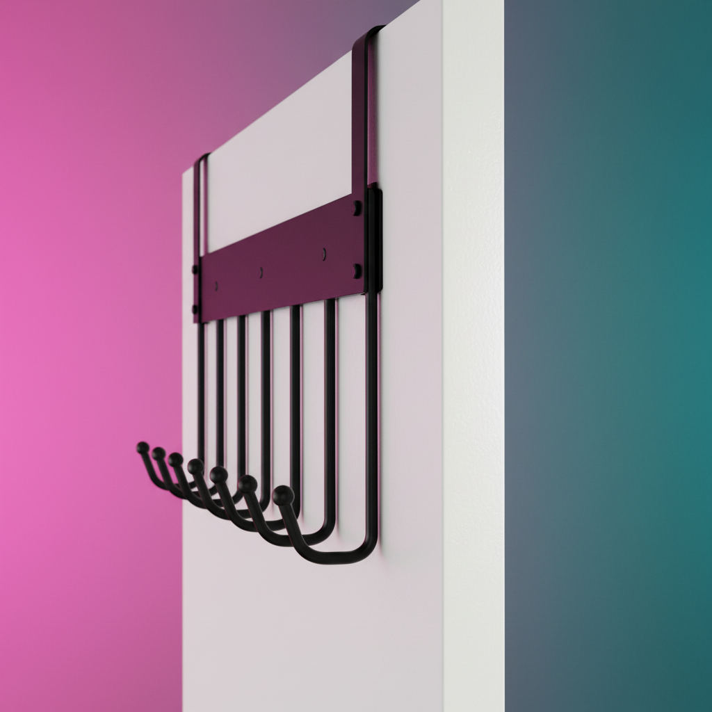 Side profile showing the double-prong hook shape